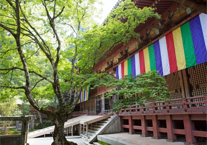 比叡山延暦寺の境内