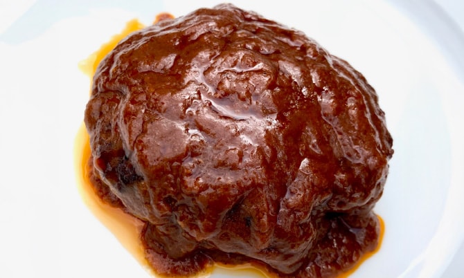 品川亭の煮込みハンバーグ