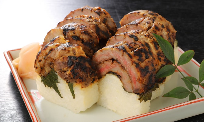 近江牛西京焼き棒寿司